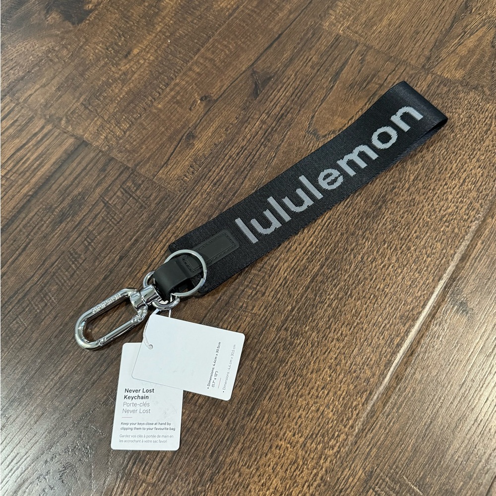 Lululemon Never Lost Keychain